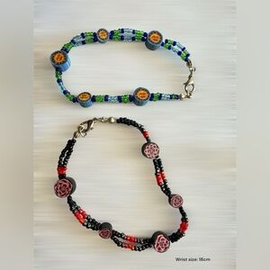 Colorful Beaded Bracelets Set
